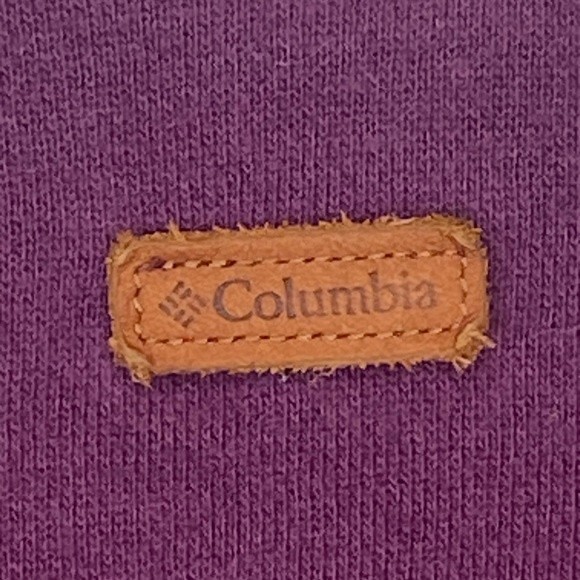 Columbia Women's‎ Purple Fleece Lined ZIP Up Mock Neck Jacket Sz S - Picture 8 of 8